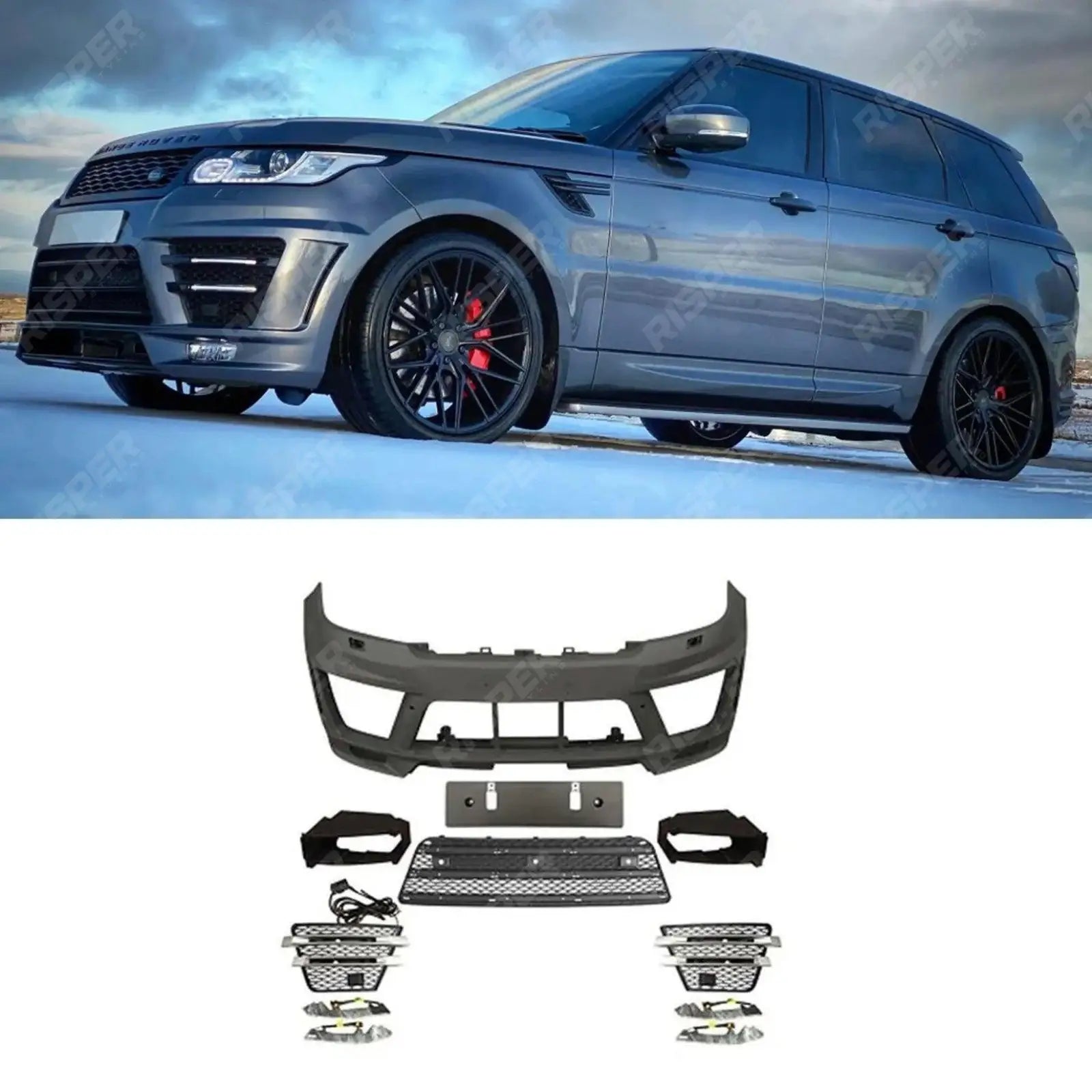Replacment Lumma Front Bumper For Range Rover Sport 14-17