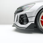 REVOZPORT - AUDI RS3 8Y SALOON DRY CARBON FIBER FRONT CANARDS