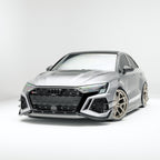 REVOZPORT - AUDI RS3 8Y SALOON DRY CARBON FIBER FRONT GRILLE TRIM