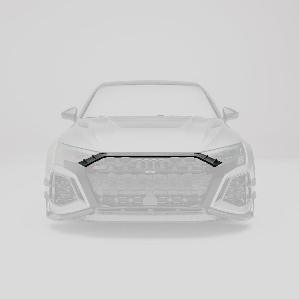 REVOZPORT - AUDI RS3 8Y SALOON DRY CARBON FIBER FRONT GRILLE TRIM