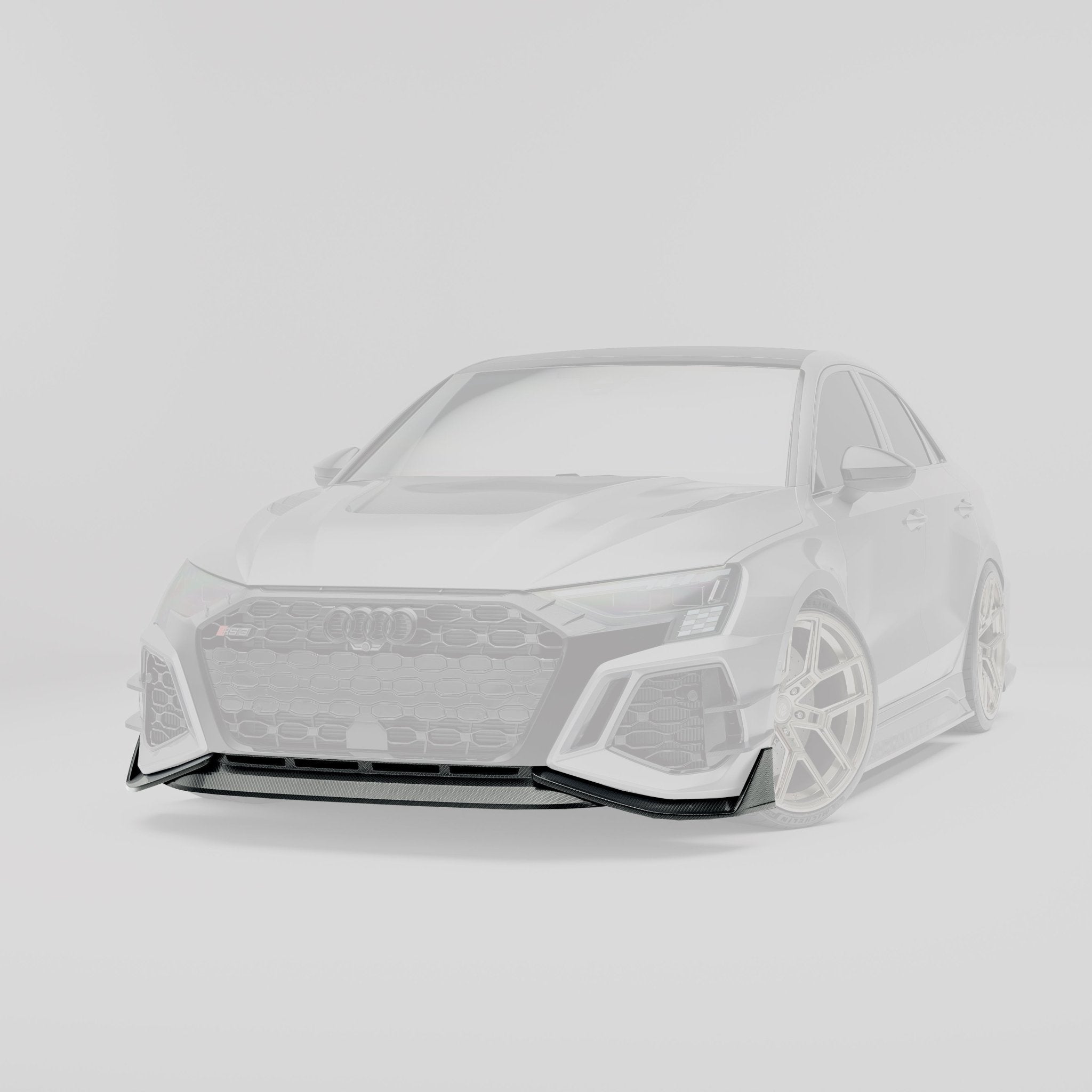 REVOZPORT - AUDI RS3 8Y SALOON DRY CARBON FIBER FRONT LIP