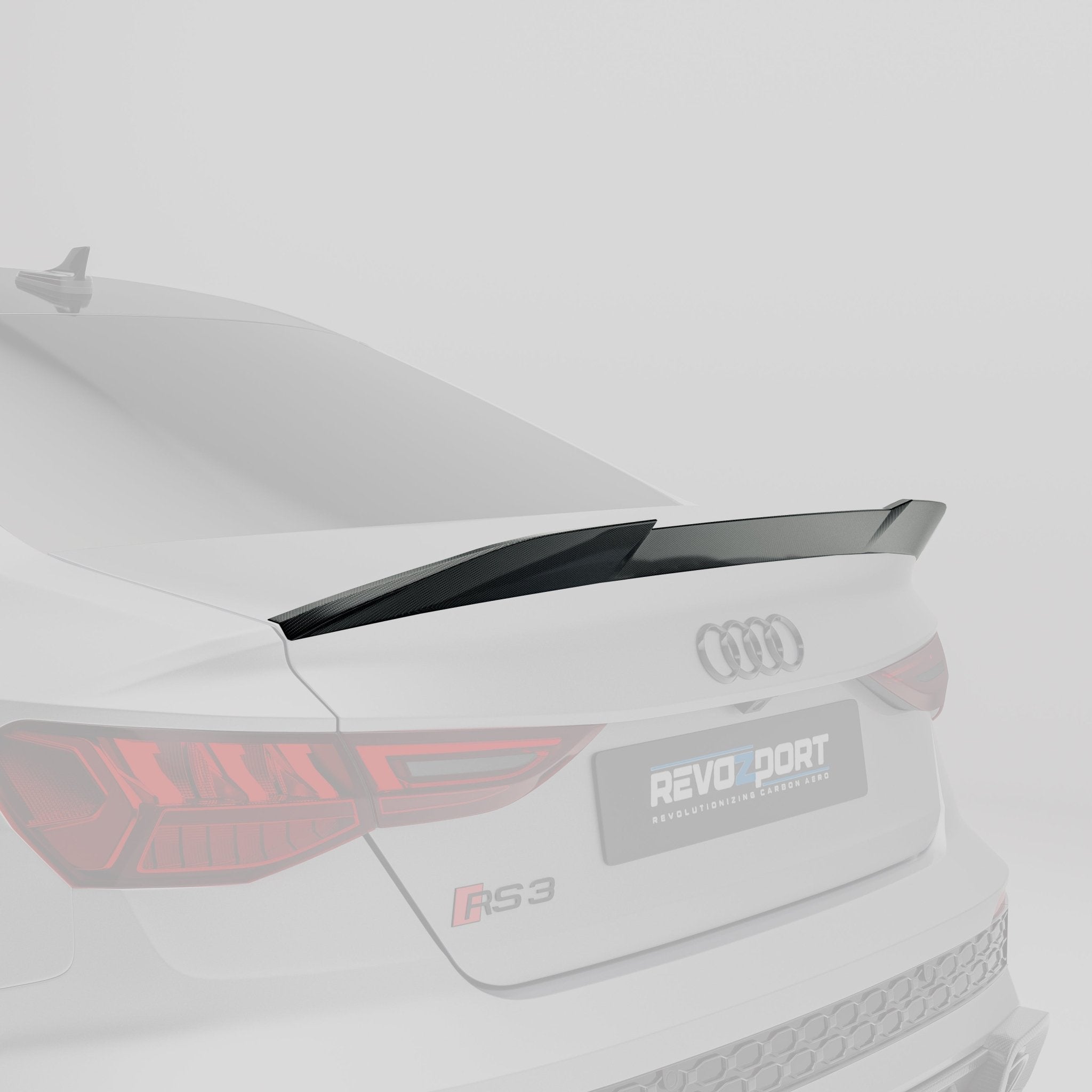 REVOZPORT - AUDI RS3 8Y SALOON DRY CARBON FIBER SPOILER