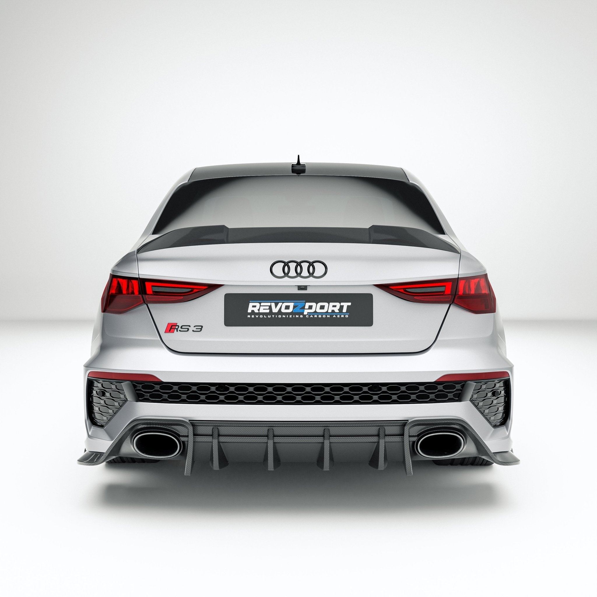 REVOZPORT - AUDI RS3 8Y SALOON DRY CARBON FIBER SPOILER