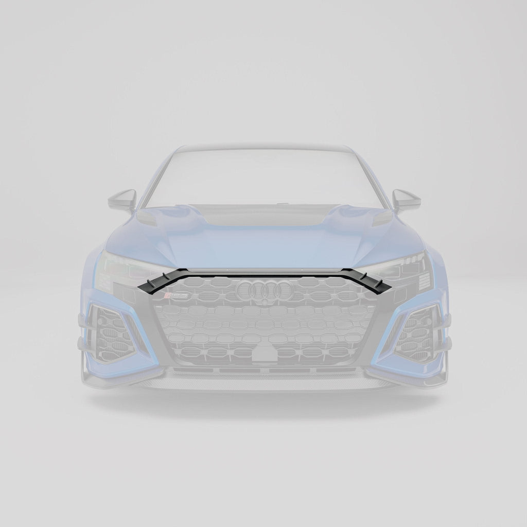REVOZPORT - AUDI RS3 8Y SPORTBACK DRY CARBON FIBER FRONT GRILLE TRIM