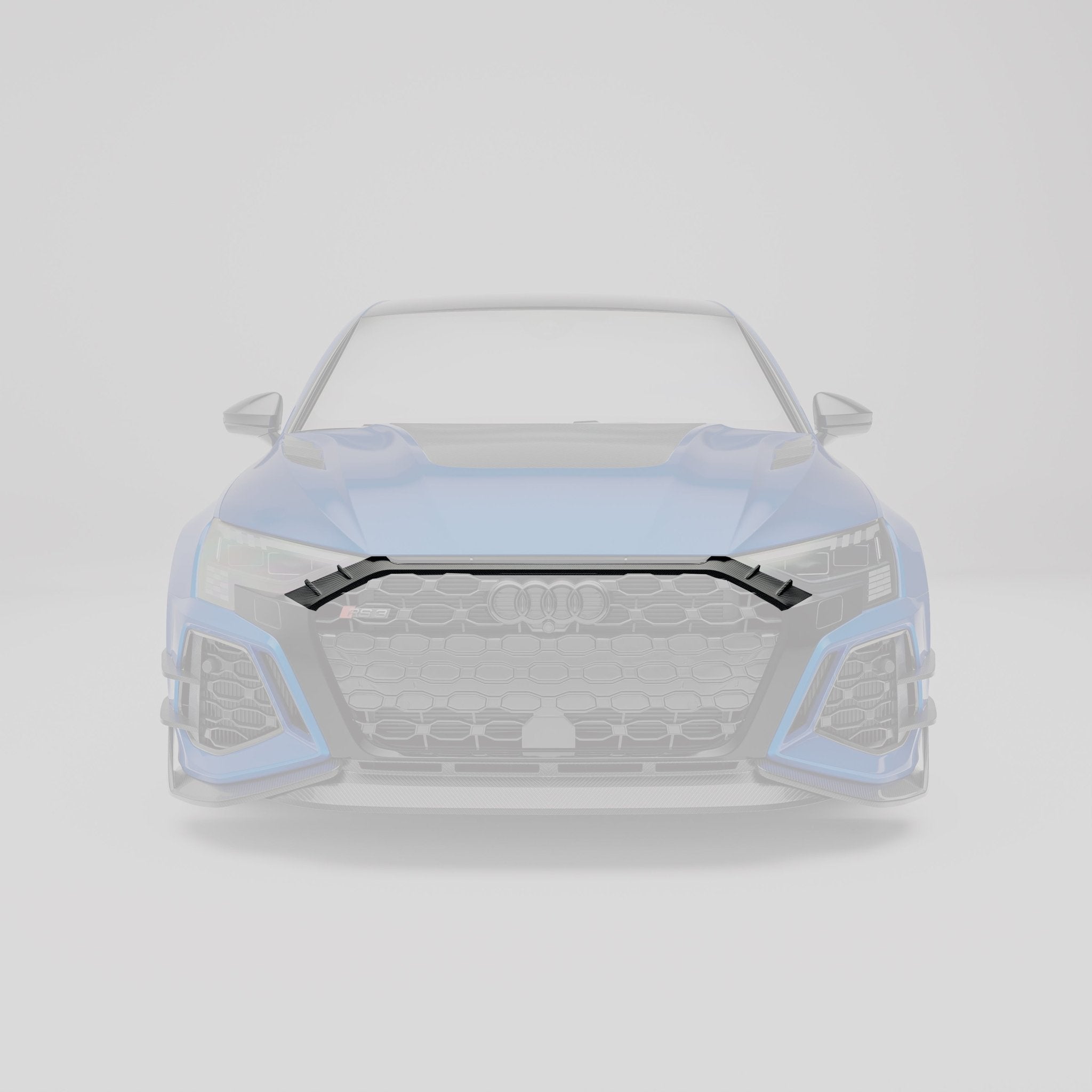 REVOZPORT - AUDI RS3 8Y SPORTBACK DRY CARBON FIBER FRONT GRILLE TRIM