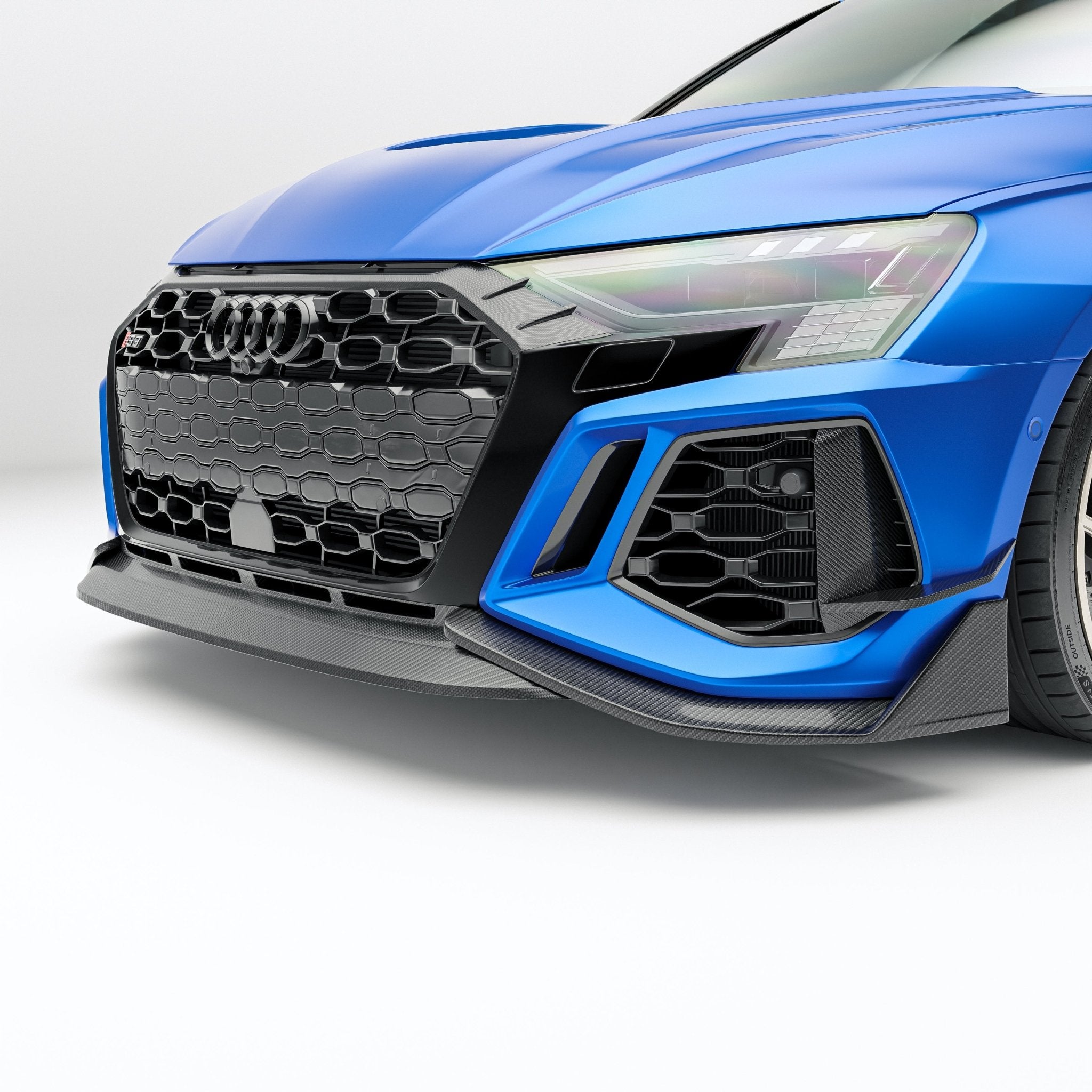 REVOZPORT - AUDI RS3 8Y SPORTBACK DRY CARBON FIBER FRONT LIP