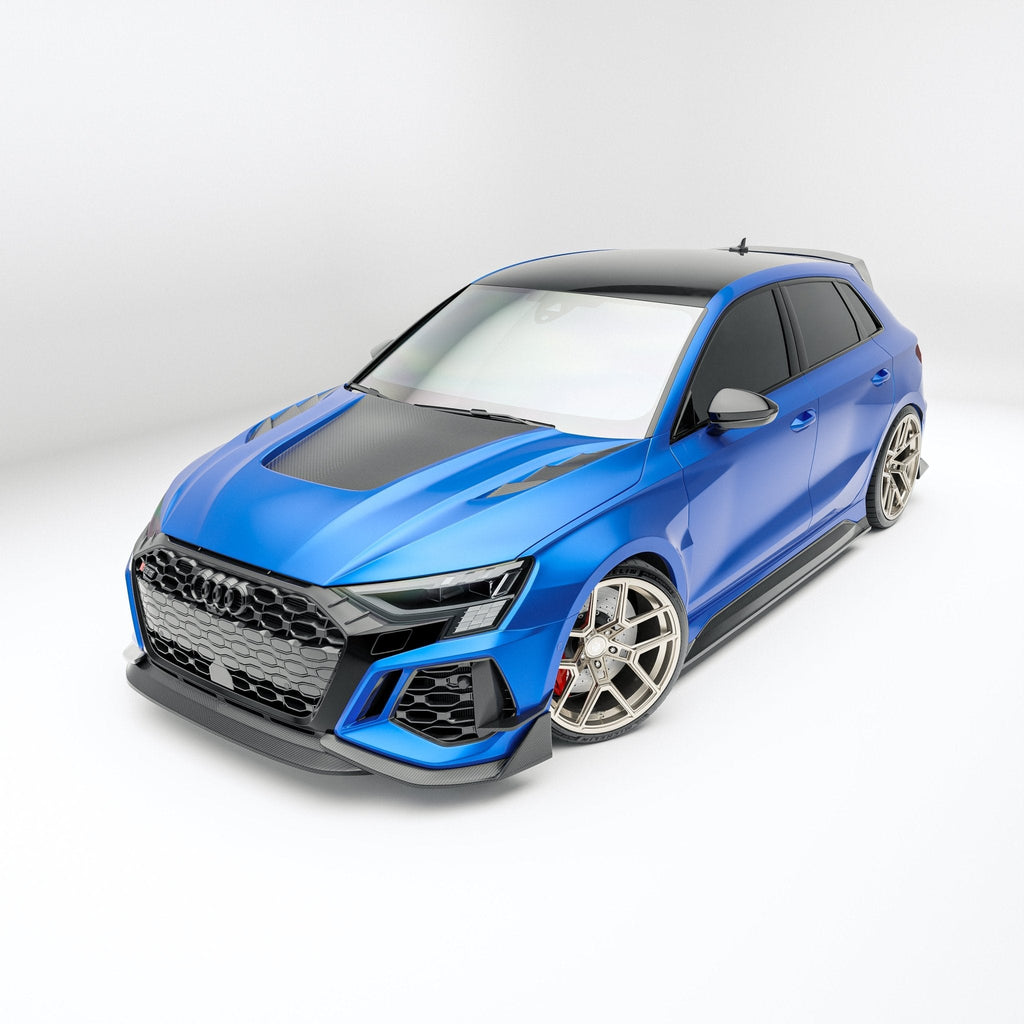 REVOZPORT - AUDI RS3 8Y SPORTBACK DRY CARBON FIBER HOOD BONNET