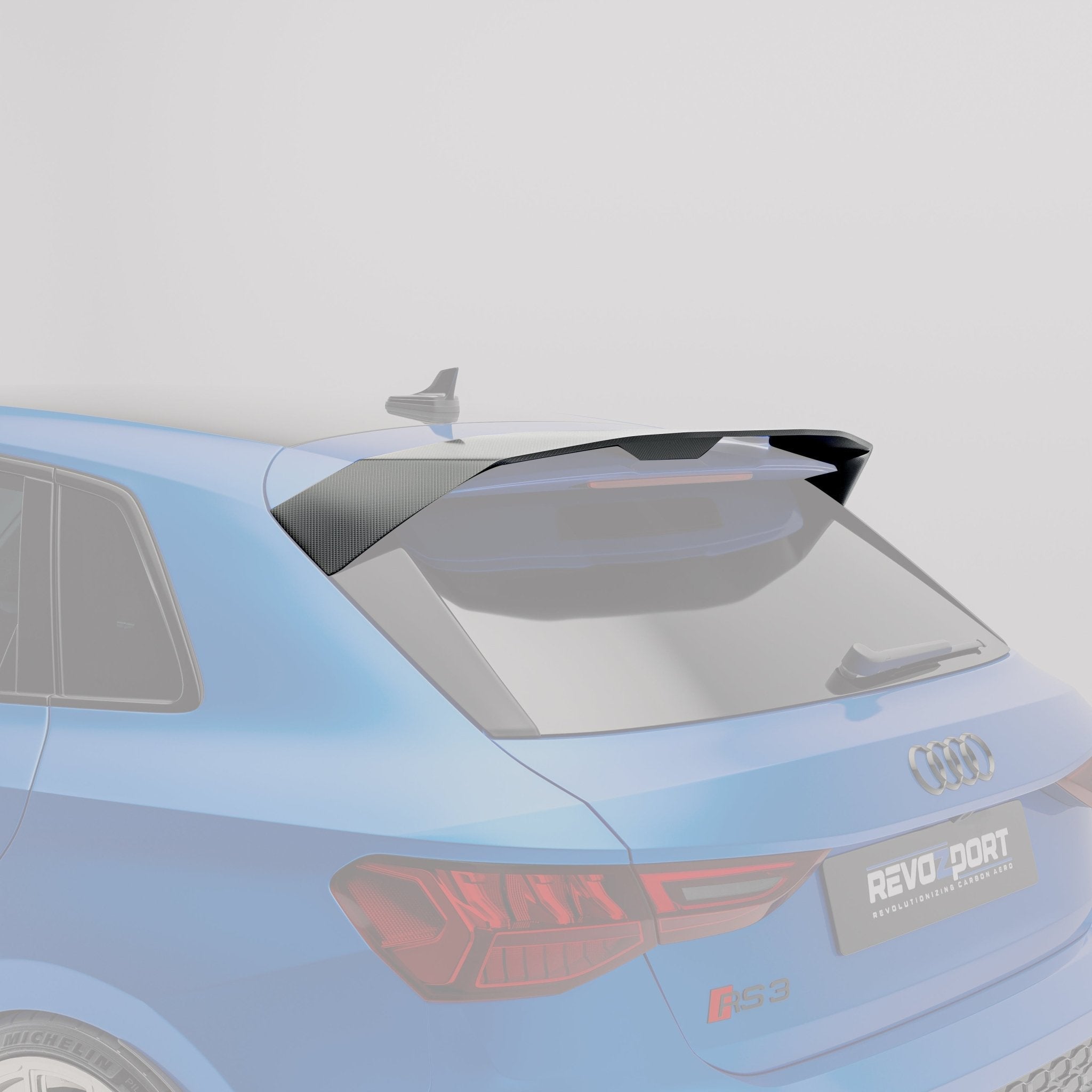 REVOZPORT - AUDI RS3 8Y SPORTBACK DRY CARBON FIBER ROOF SPOILER