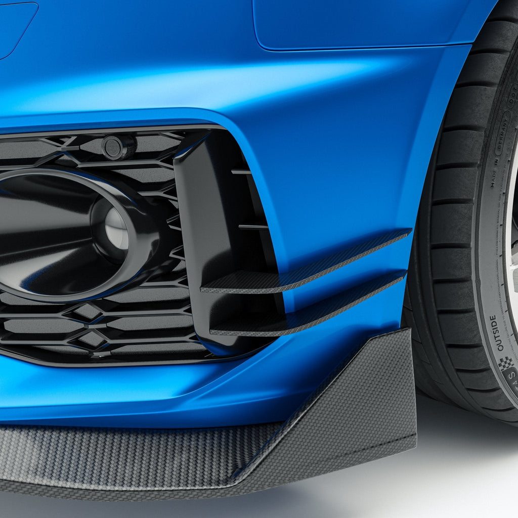 REVOZPORT - AUDI RS4 B9.5 DRY CARBON FIBER FRONT CANARDS