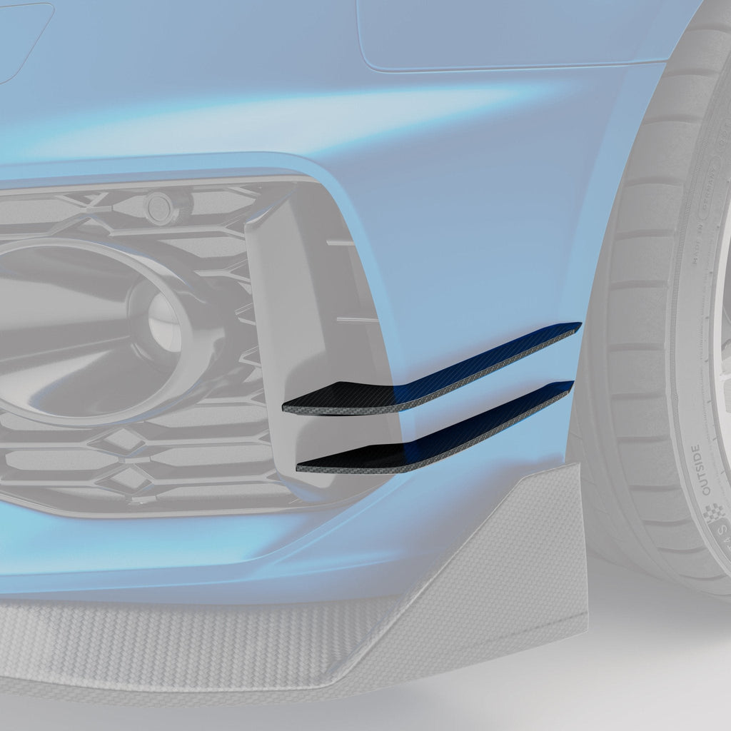 REVOZPORT - AUDI RS4 B9.5 DRY CARBON FIBER FRONT CANARDS