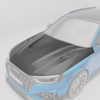 REVOZPORT - AUDI RS4 B9.5 DRY CARBON FIBER HOOD BONNET