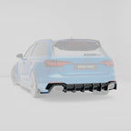 REVOZPORT - AUDI RS4 B9.5 DRY CARBON FIBER REAR DIFFUSER