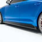 REVOZPORT - AUDI RS4 B9.5 DRY CARBON FIBER SIDE SKIRTS