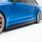 REVOZPORT - AUDI RS4 B9.5 DRY CARBON FIBER SIDE SKIRTS