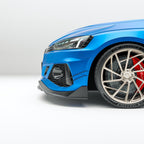 REVOZPORT - AUDI RS5 B9.5 CARBON FIBRE FRONT BUMPER CANARDS