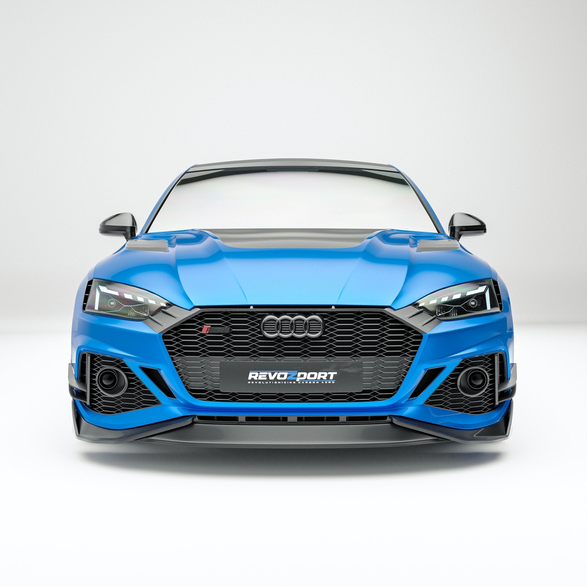 REVOZPORT - AUDI RS5 B9.5 CARBON FIBRE FRONT GRILLE TRIM