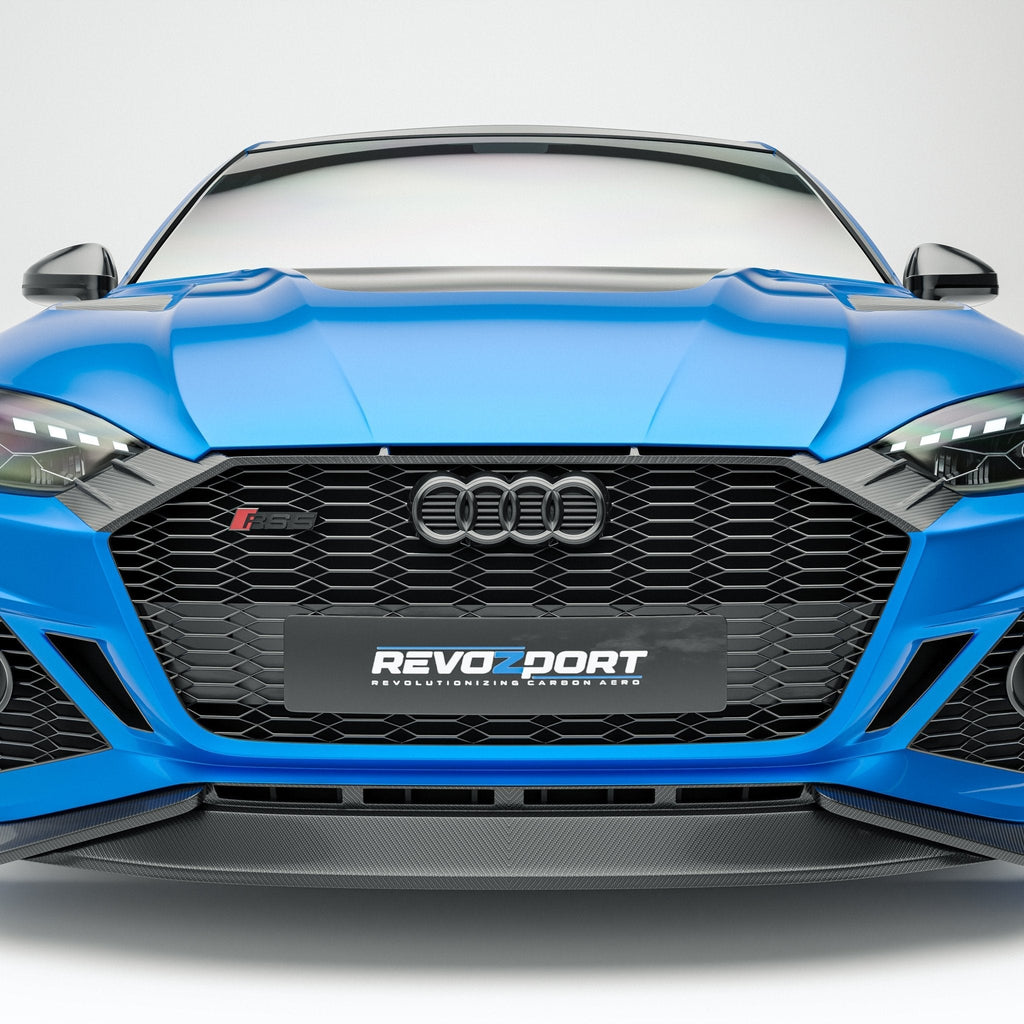 REVOZPORT - AUDI RS5 B9.5 CARBON FIBRE FRONT GRILLE TRIM