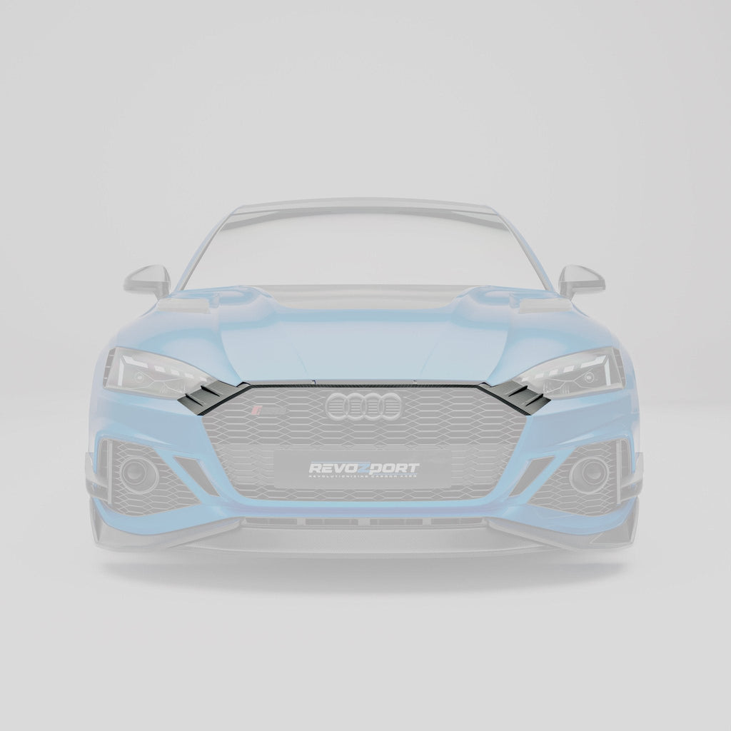 REVOZPORT - AUDI RS5 B9.5 CARBON FIBRE FRONT GRILLE TRIM