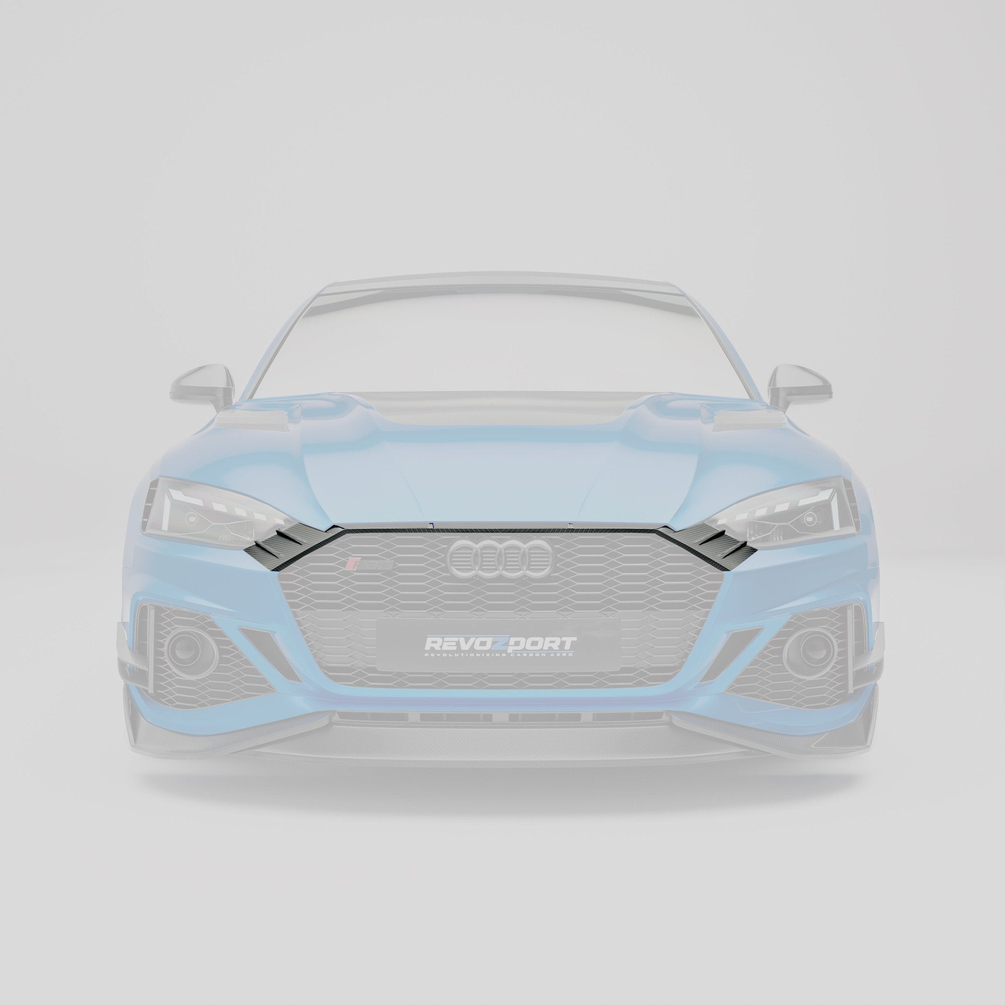 REVOZPORT - AUDI RS5 B9.5 CARBON FIBRE FRONT GRILLE TRIM