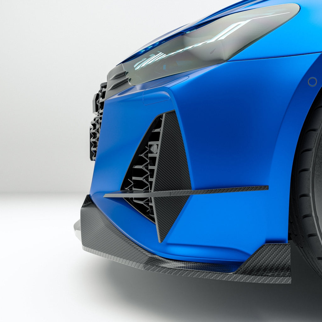 REVOZPORT - AUDI RS6 C8 DRY CARBON FIBER FRONT CANARDS