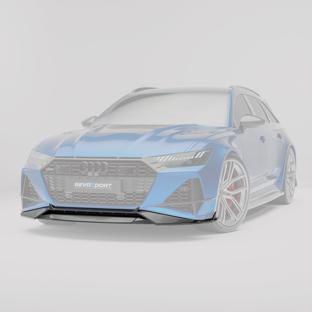 REVOZPORT - AUDI RS6 C8 DRY CARBON FIBER FRONT LIP