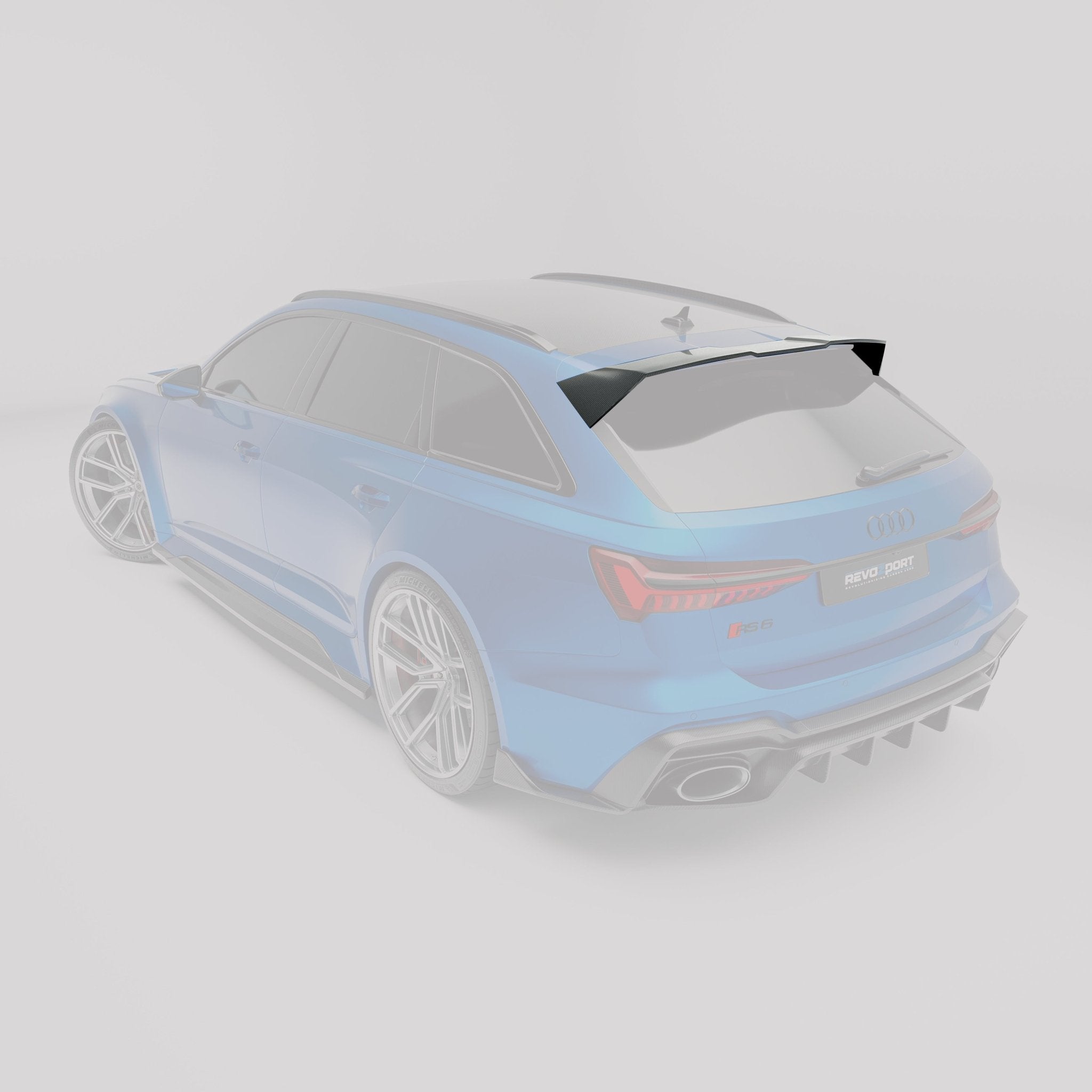 REVOZPORT - AUDI RS6 C8 DRY CARBON FIBER ROOF SPOILER