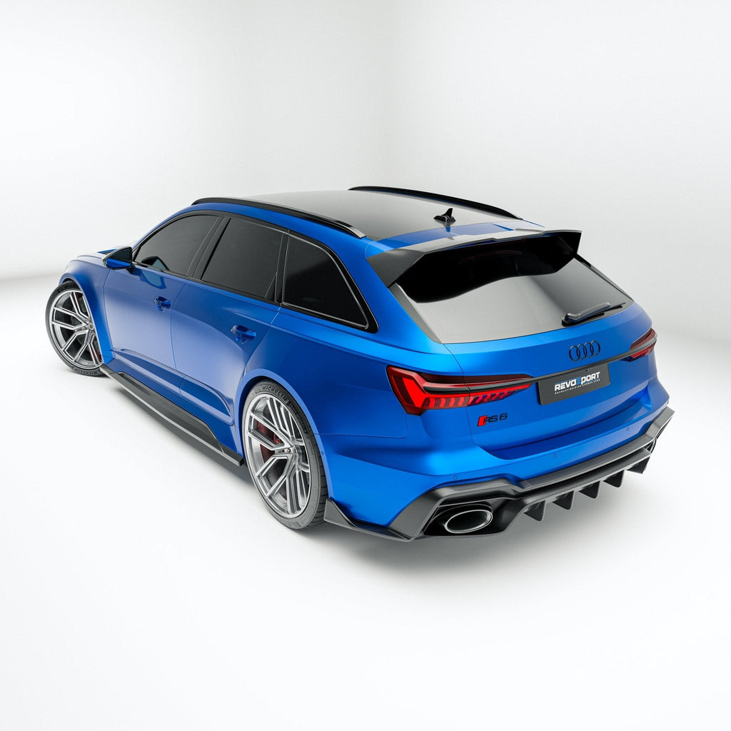 REVOZPORT - AUDI RS6 C8 DRY CARBON FIBER ROOF SPOILER