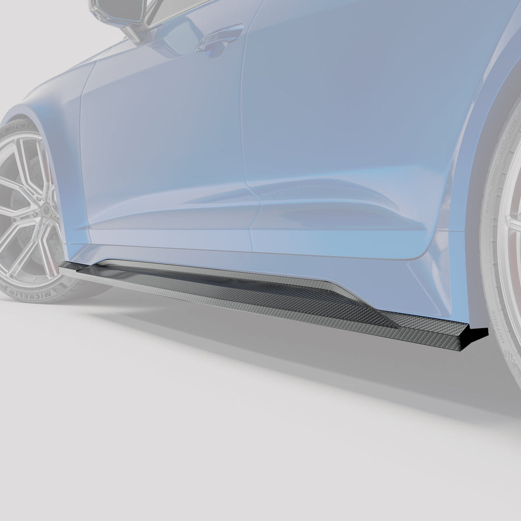 REVOZPORT - AUDI RS6 C8 DRY CARBON FIBER SIDE SKIRTS