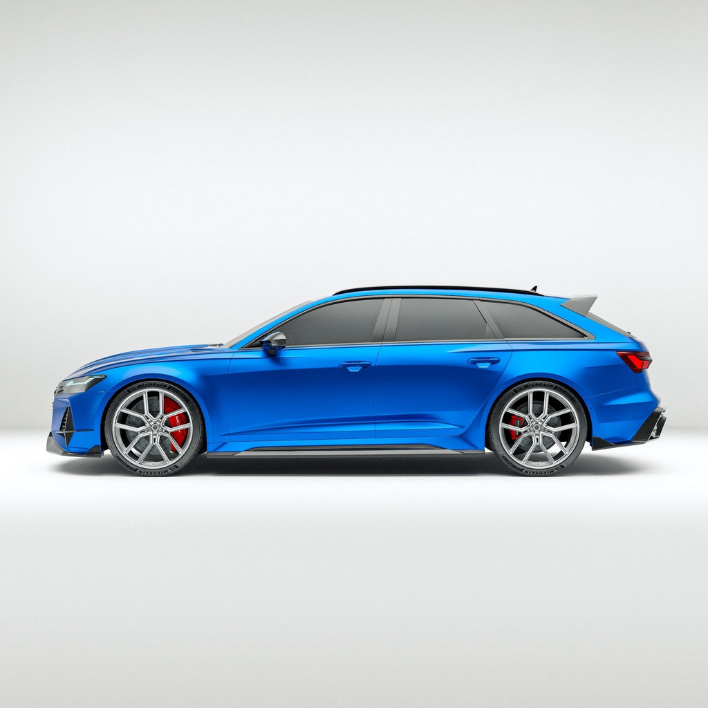 REVOZPORT - AUDI RS6 C8 DRY CARBON FIBER SIDE SKIRTS