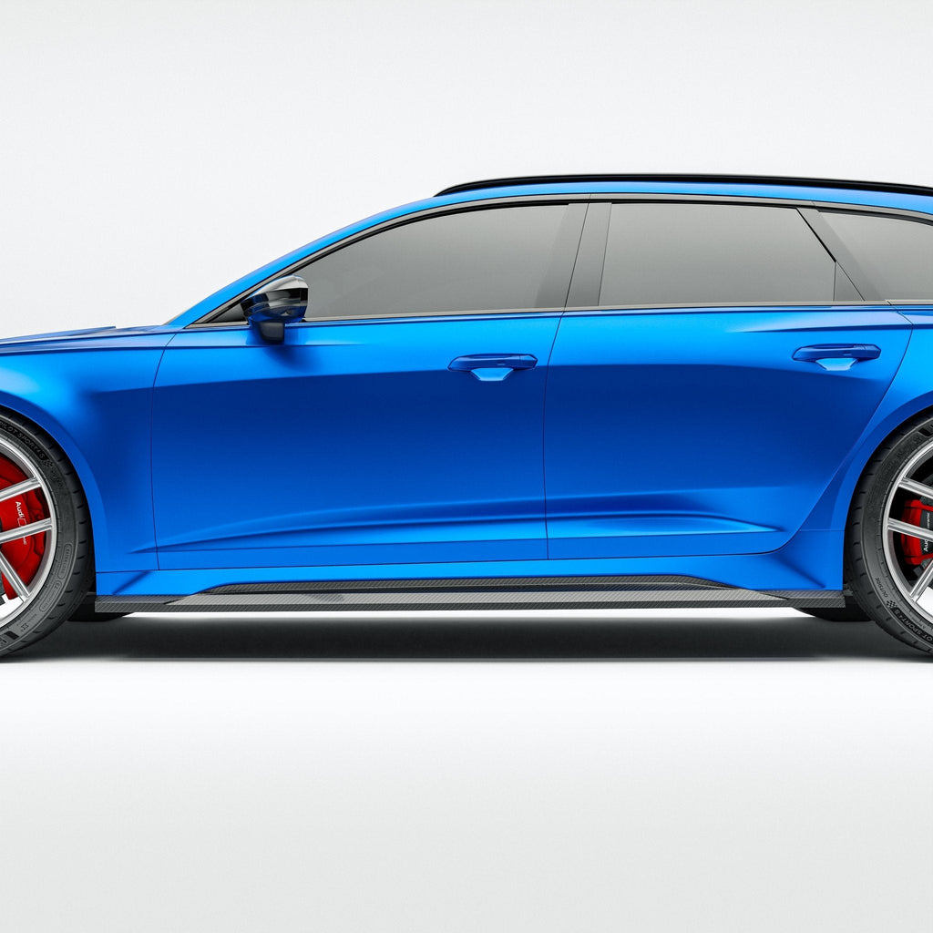 REVOZPORT - AUDI RS6 C8 DRY CARBON FIBER SIDE SKIRTS