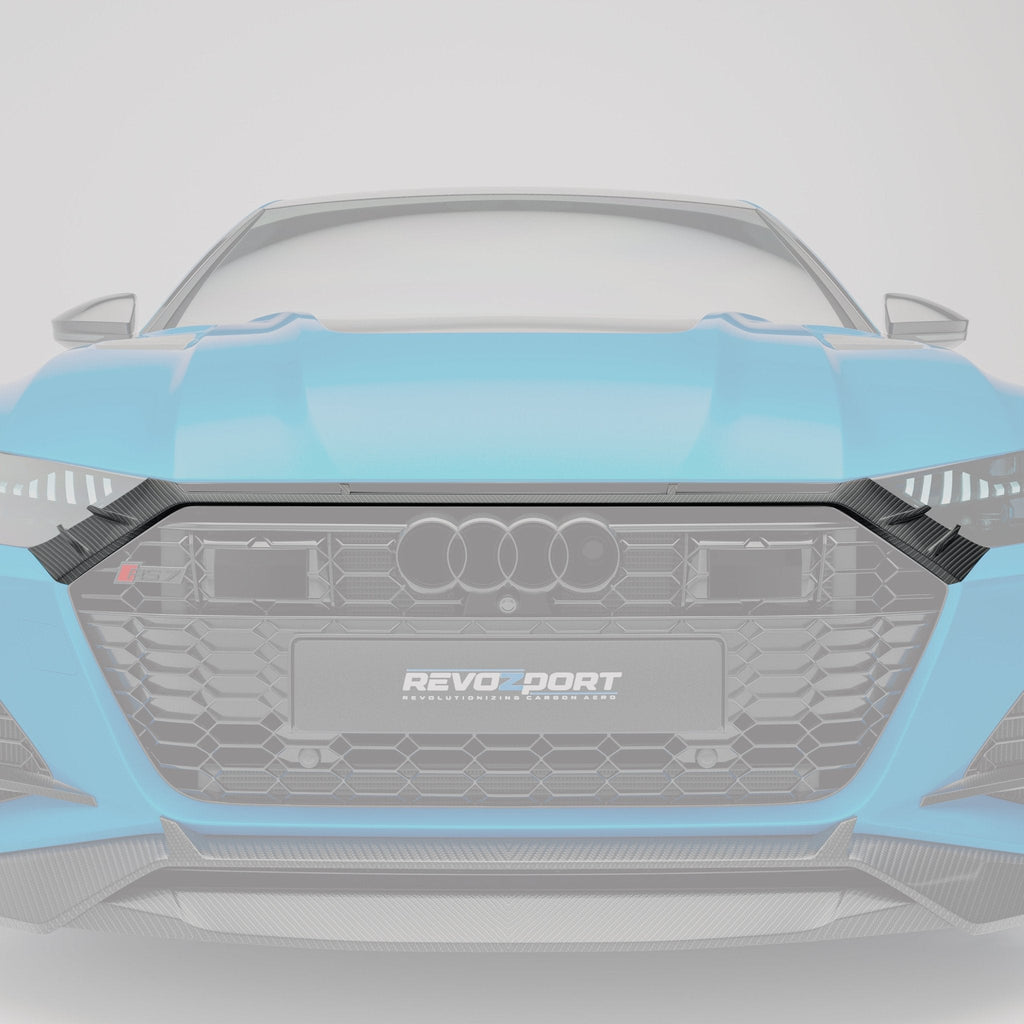 REVOZPORT - AUDI RS7 C8 DRY CARBON FIBER FRONT GRILLE TRIM