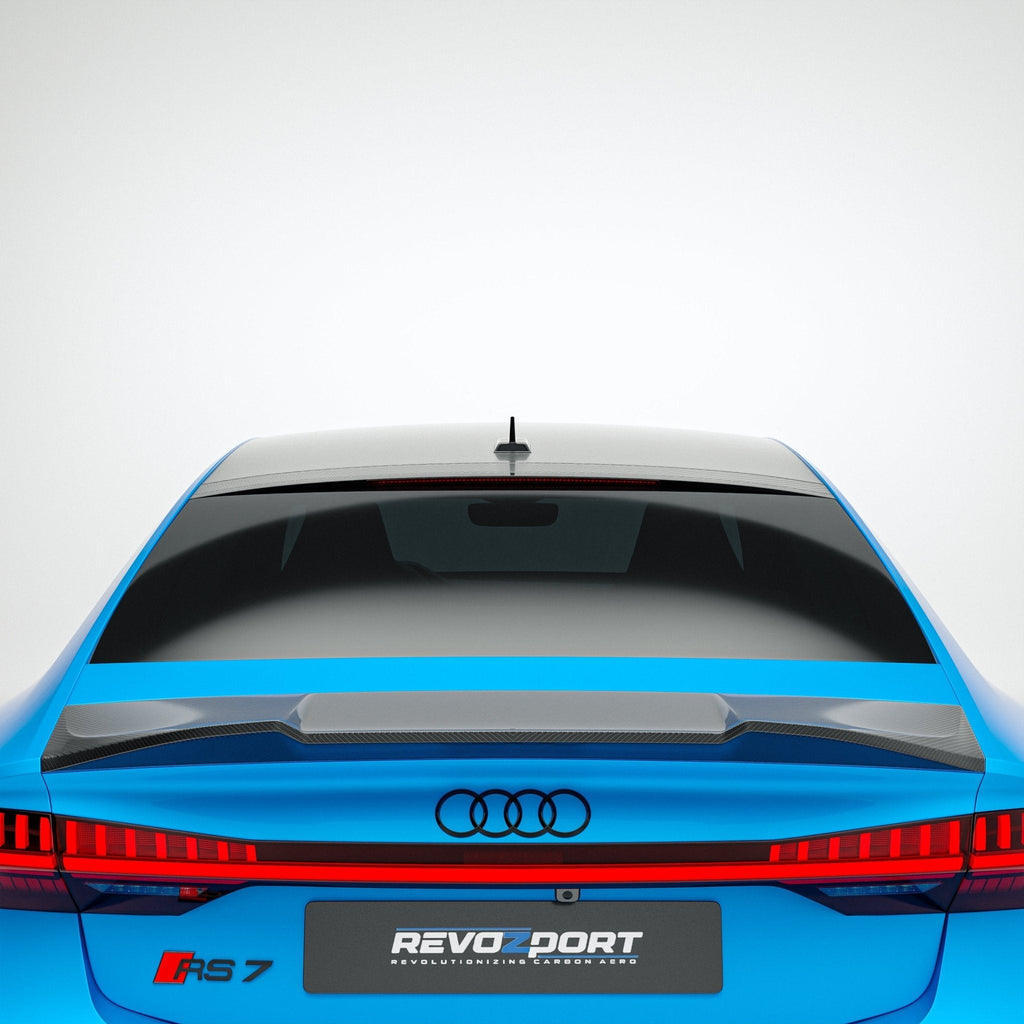 REVOZPORT - AUDI RS7 C8 DRY CARBON FIBER REAR SPOILER