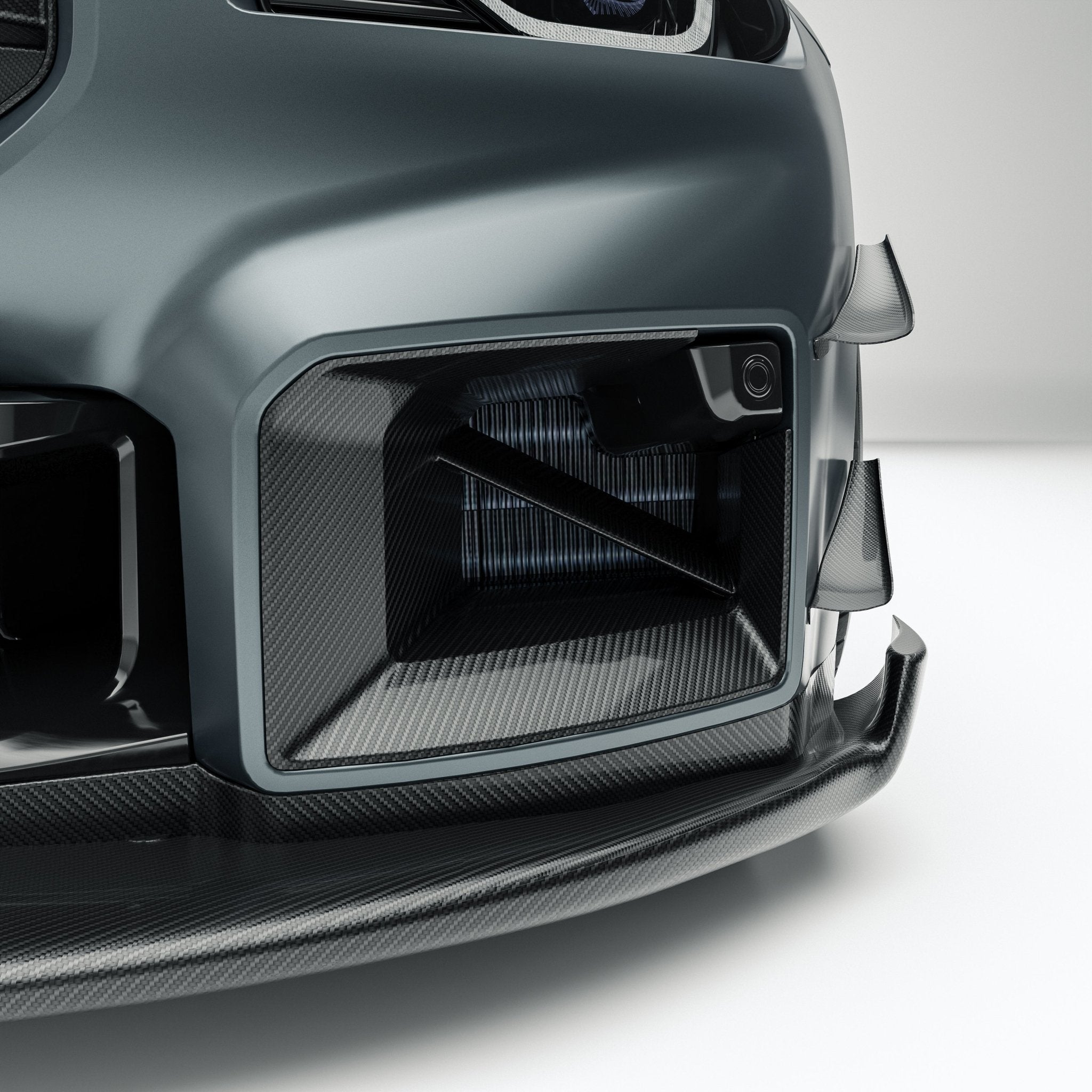 REVOZPORT - BMW M2 G87 CARBON FIBER FRONT BUMPER INLETS ( AERO KIT )