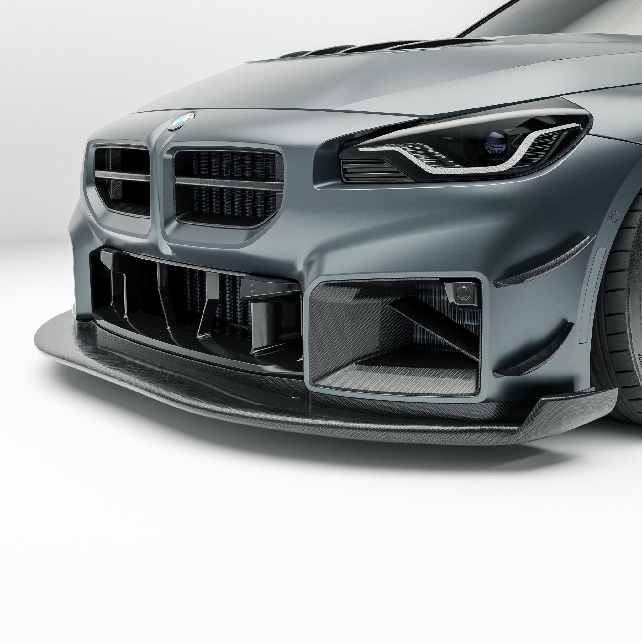 REVOZPORT - BMW M2 G87 CARBON FIBER FRONT BUMPER INLETS ( AERO KIT )