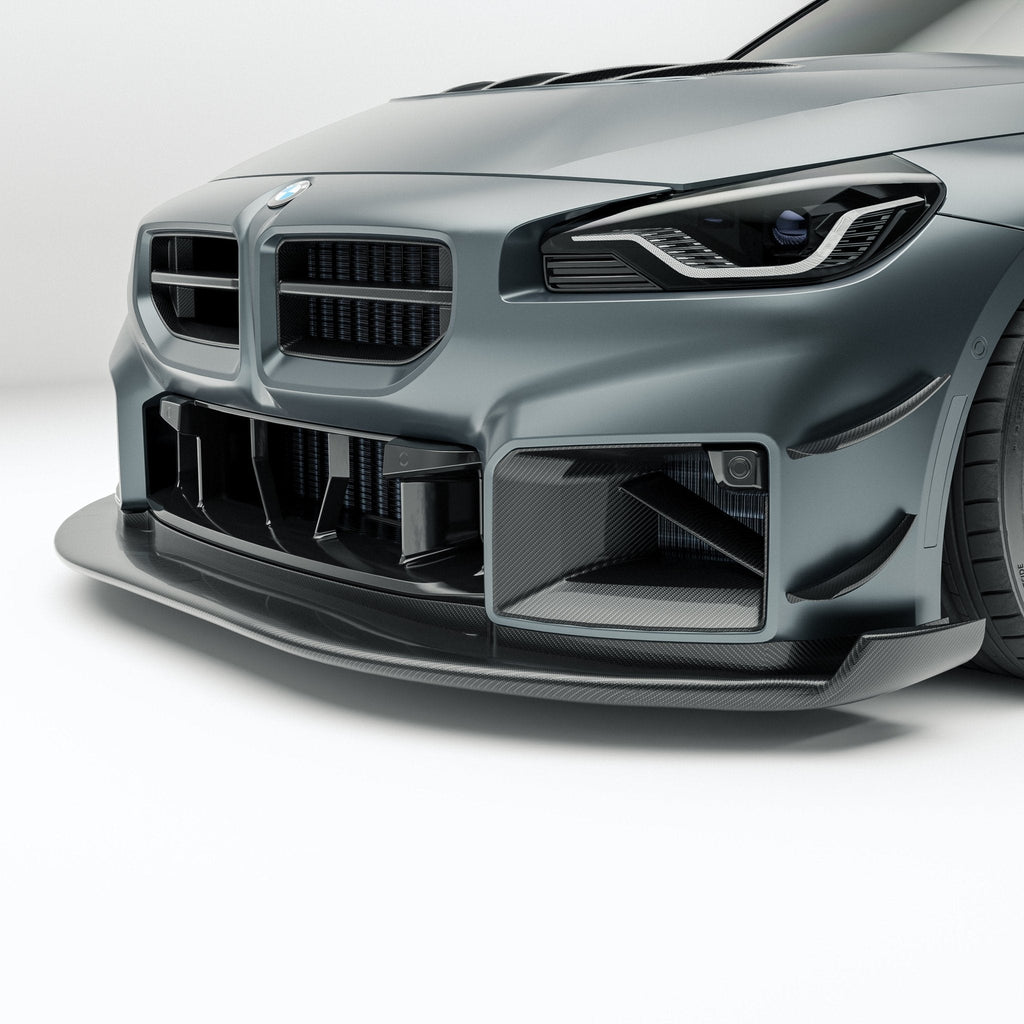 REVOZPORT - BMW M2 G87 CARBON FIBER FRONT LIP & AIR DAM ( AERO KIT )