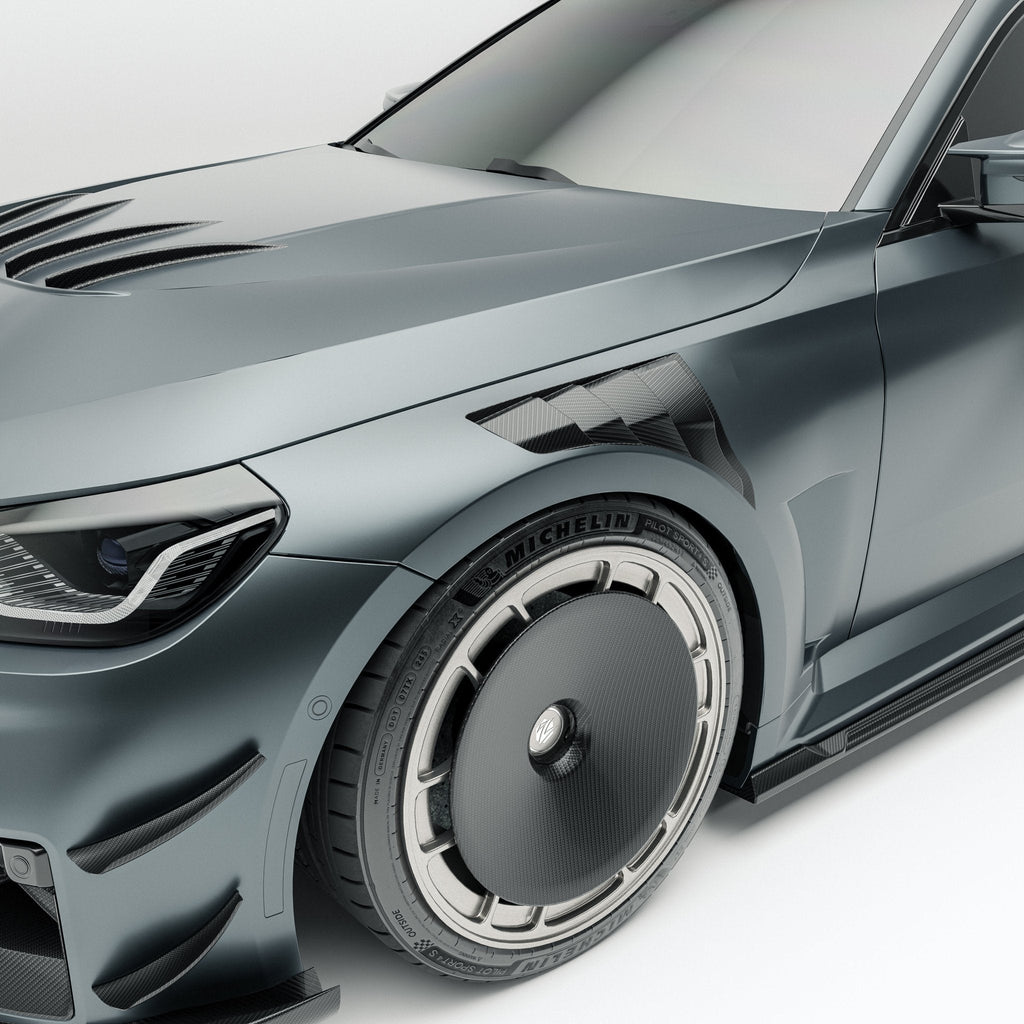 REVOZPORT - BMW M2 G87 CARBON FIBER SIDE FENDER WINGS ( AERO KIT )