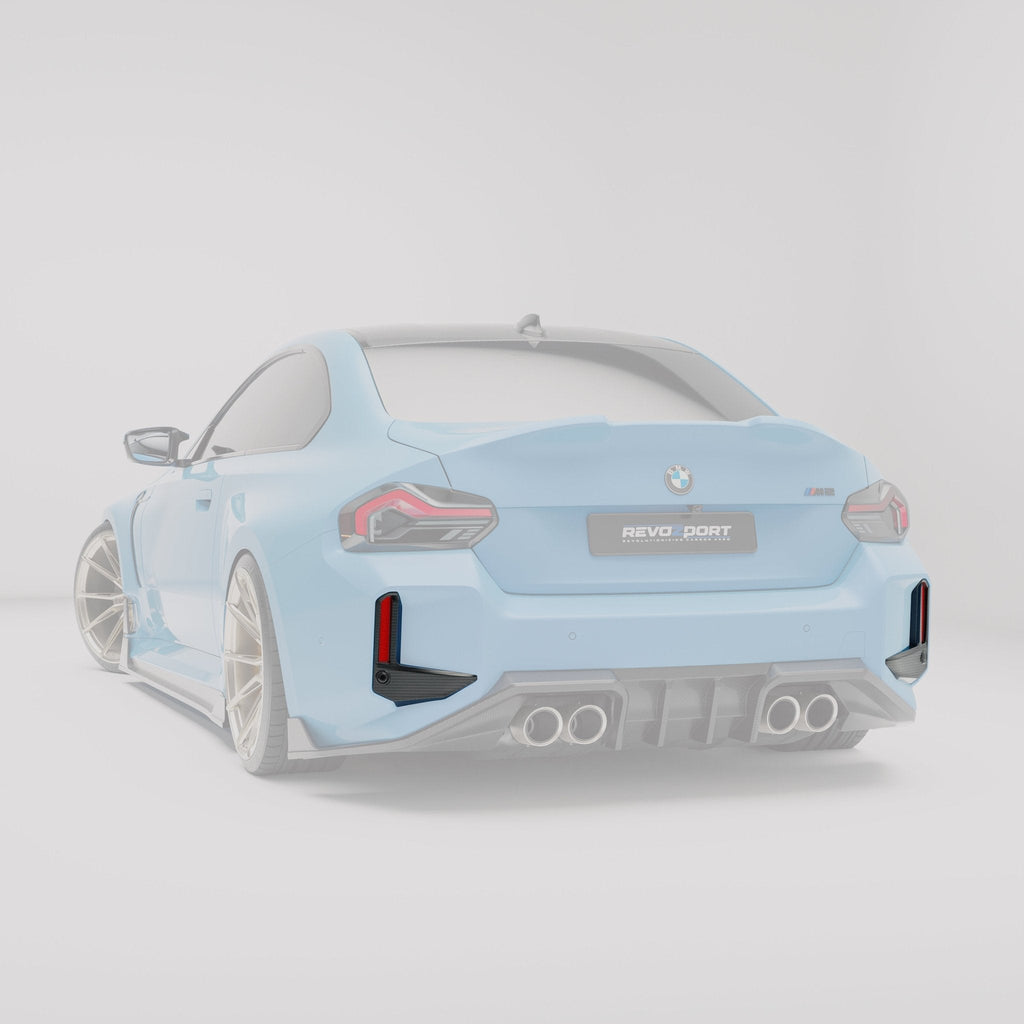 REVOZPORT - BMW M2 G87 CARBON FIBRE REAR CANARDS