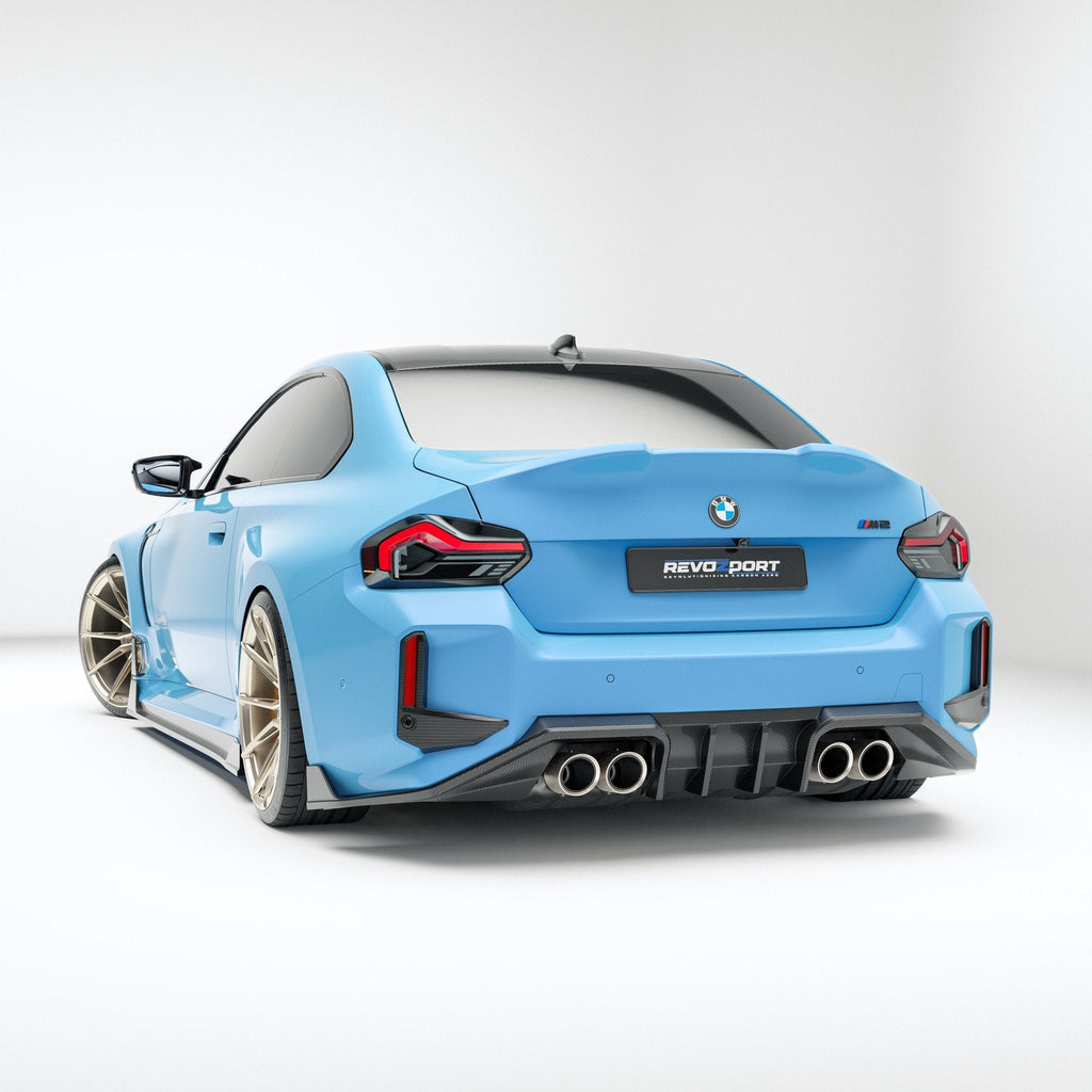 REVOZPORT - BMW M2 G87 CARBON FIBRE REAR CANARDS