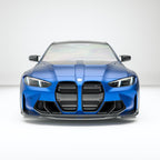 REVOZPORT - BMW M3 G80 DRY CARBON FIBER FRONT BUMPER TRIM