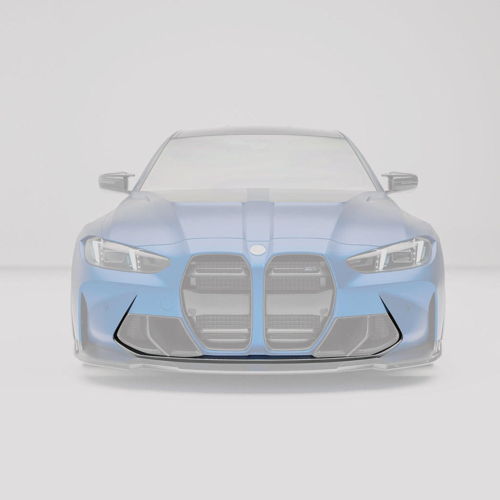 REVOZPORT - BMW M3 G80 DRY CARBON FIBER FRONT BUMPER TRIM