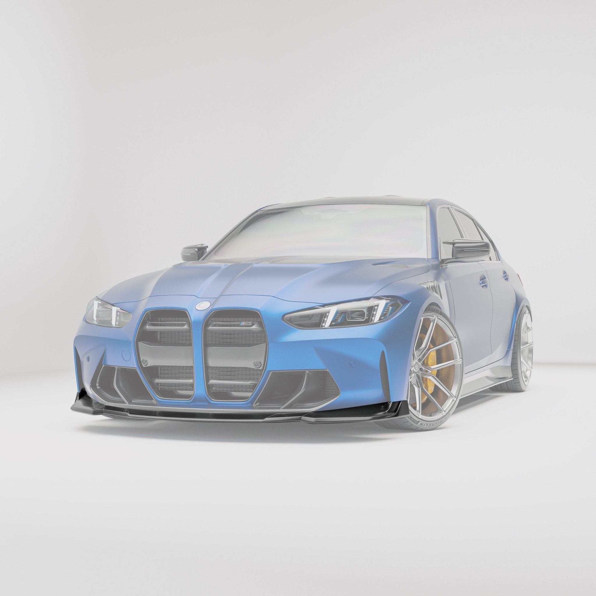 REVOZPORT - BMW M3 G80 DRY CARBON FIBER FRONT LIP
