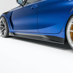REVOZPORT - BMW M3 G80 DRY CARBON FIBER SIDE SKIRTS