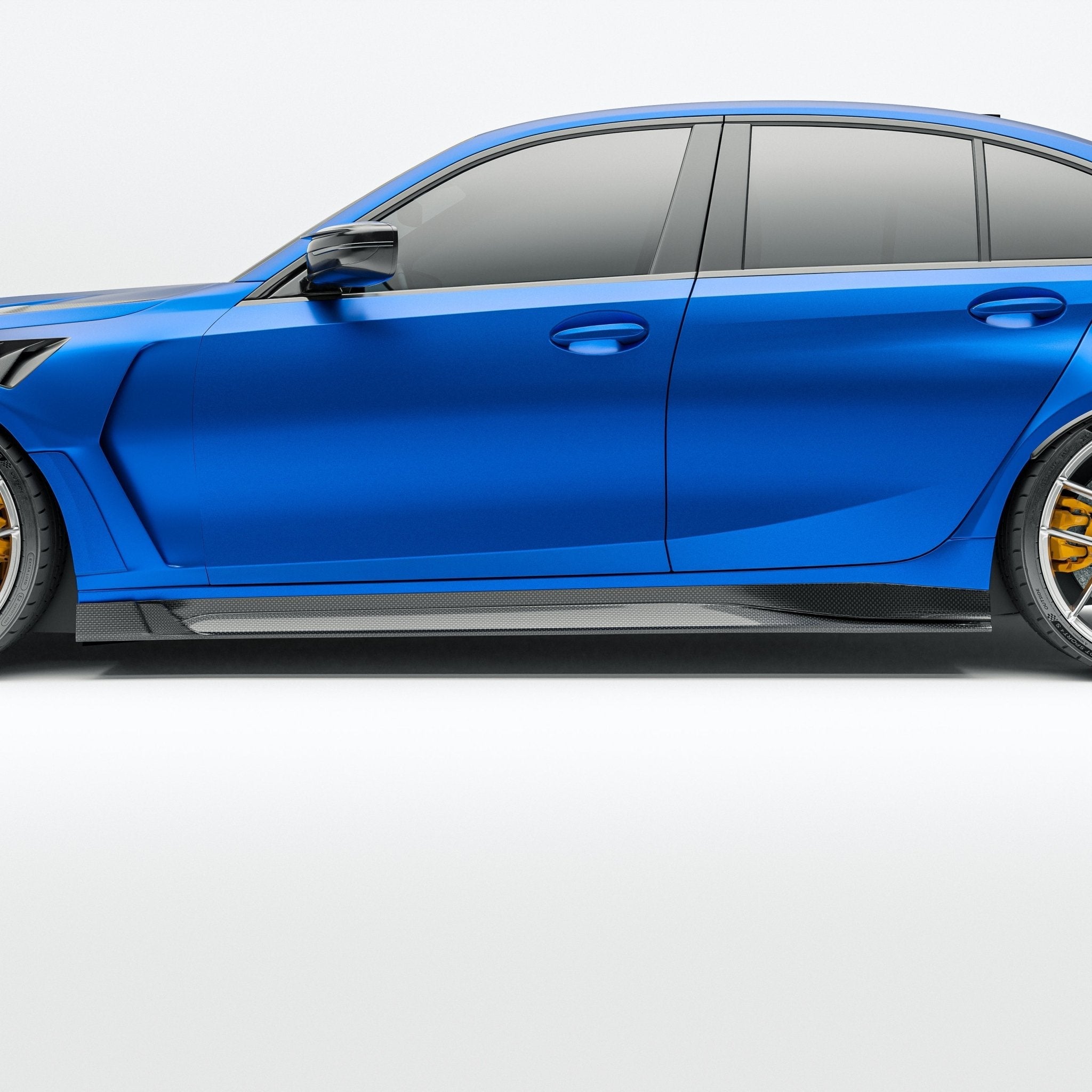 REVOZPORT - BMW M3 G80 DRY CARBON FIBER SIDE SKIRTS