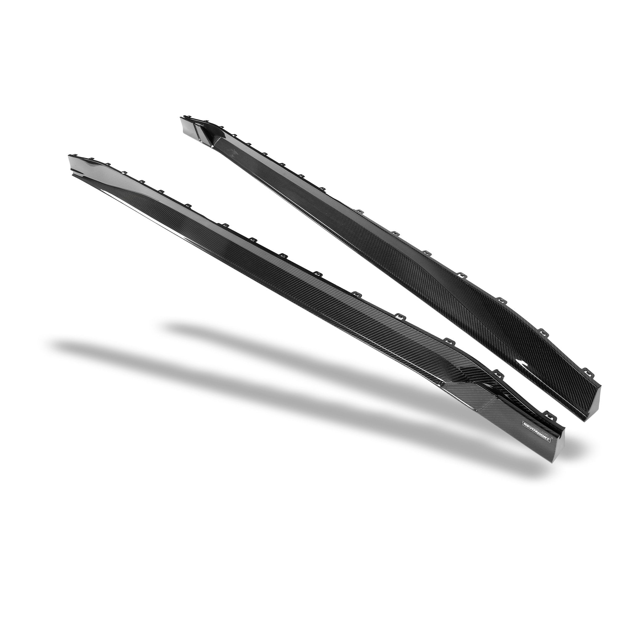 REVOZPORT - BMW M3 G80 DRY CARBON FIBER SIDE SKIRTS