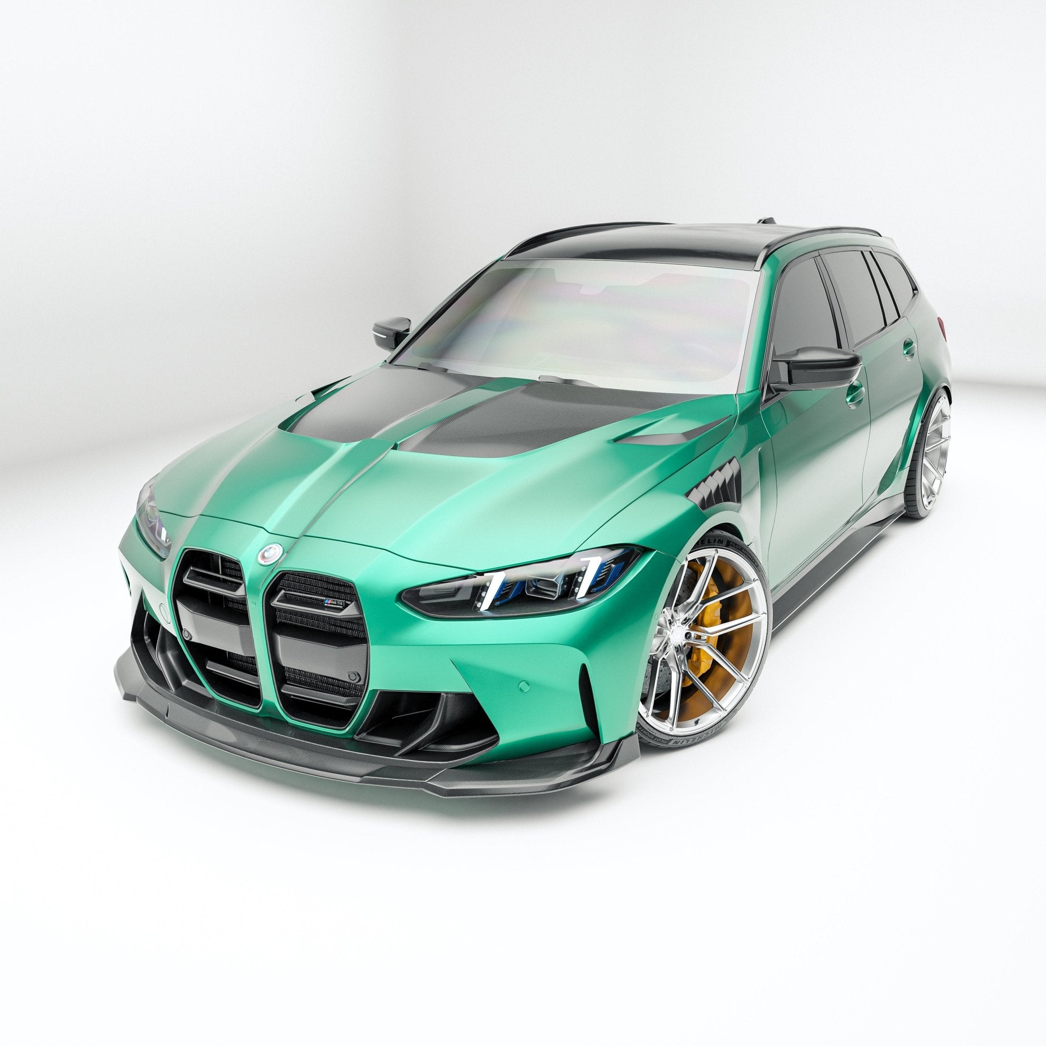 REVOZPORT - BMW M3 G81 CARBON FIBER FRONT HOOD BONNET