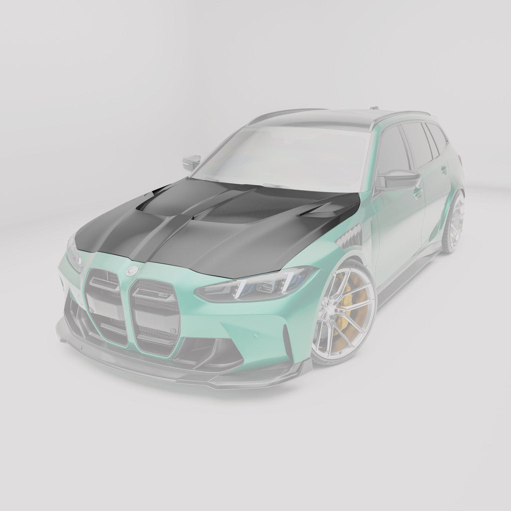 REVOZPORT - BMW M3 G81 CARBON FIBER FRONT HOOD BONNET