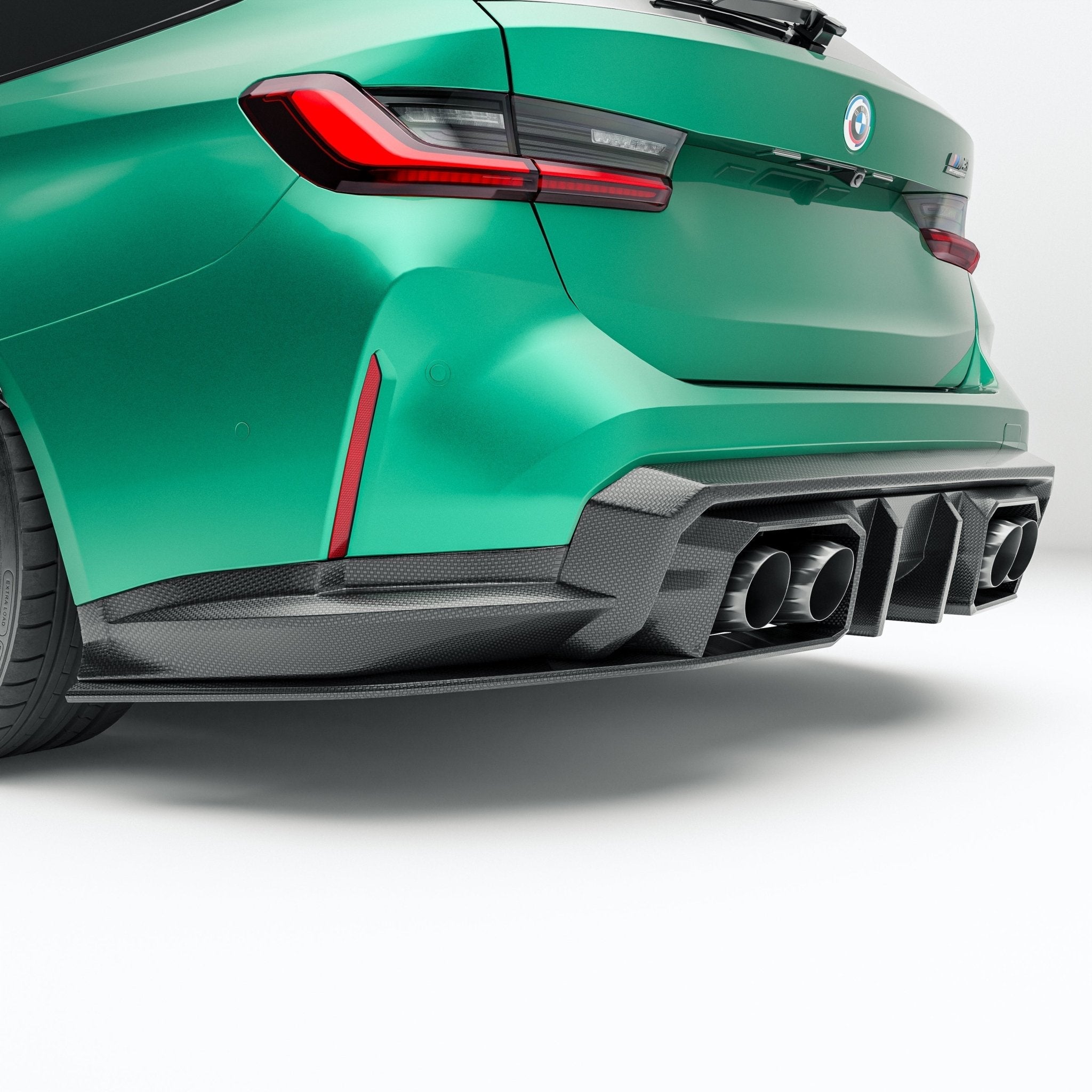 REVOZPORT - BMW M3 G81 CARBON FIBER REAR DIFFUSER