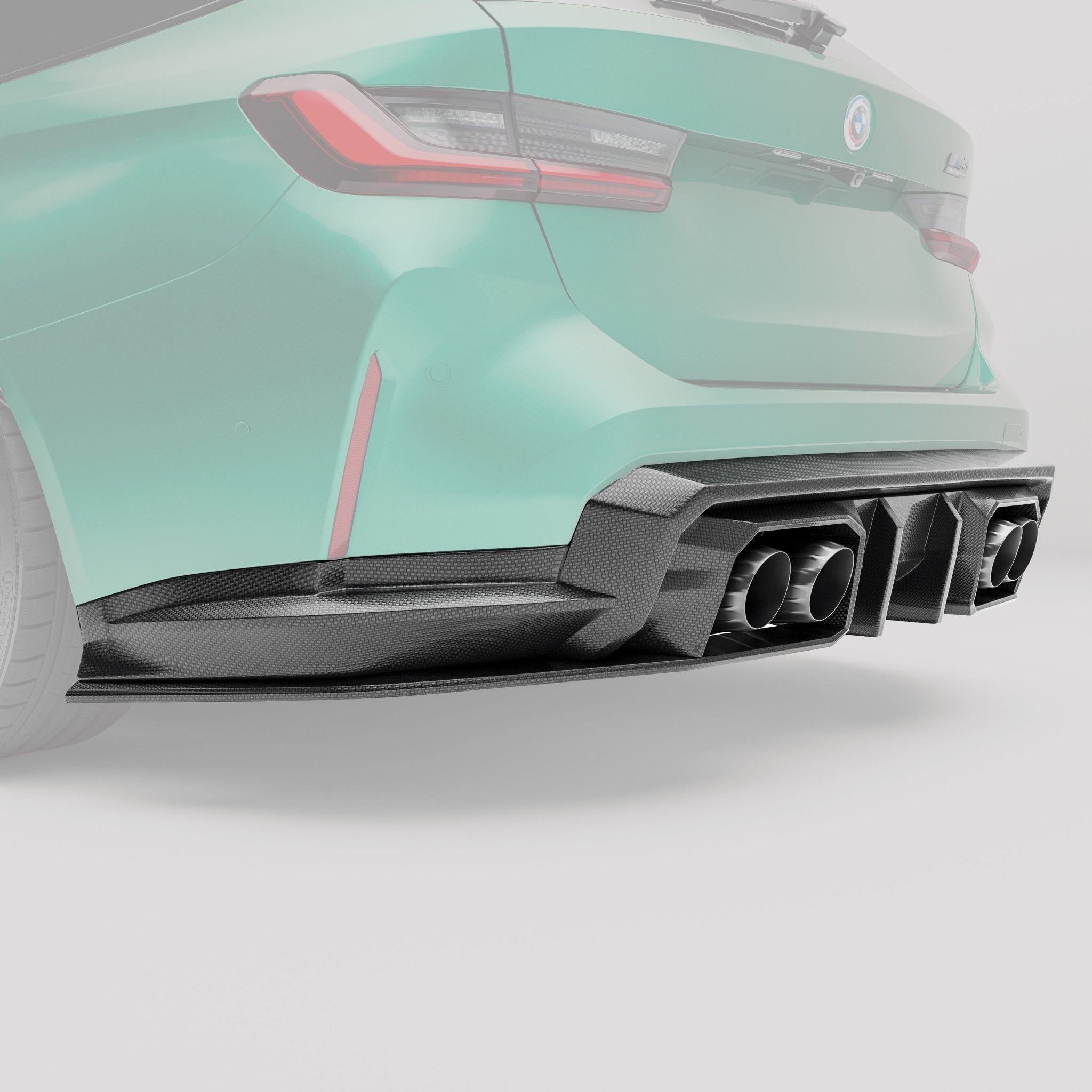 REVOZPORT - BMW M3 G81 CARBON FIBER REAR DIFFUSER