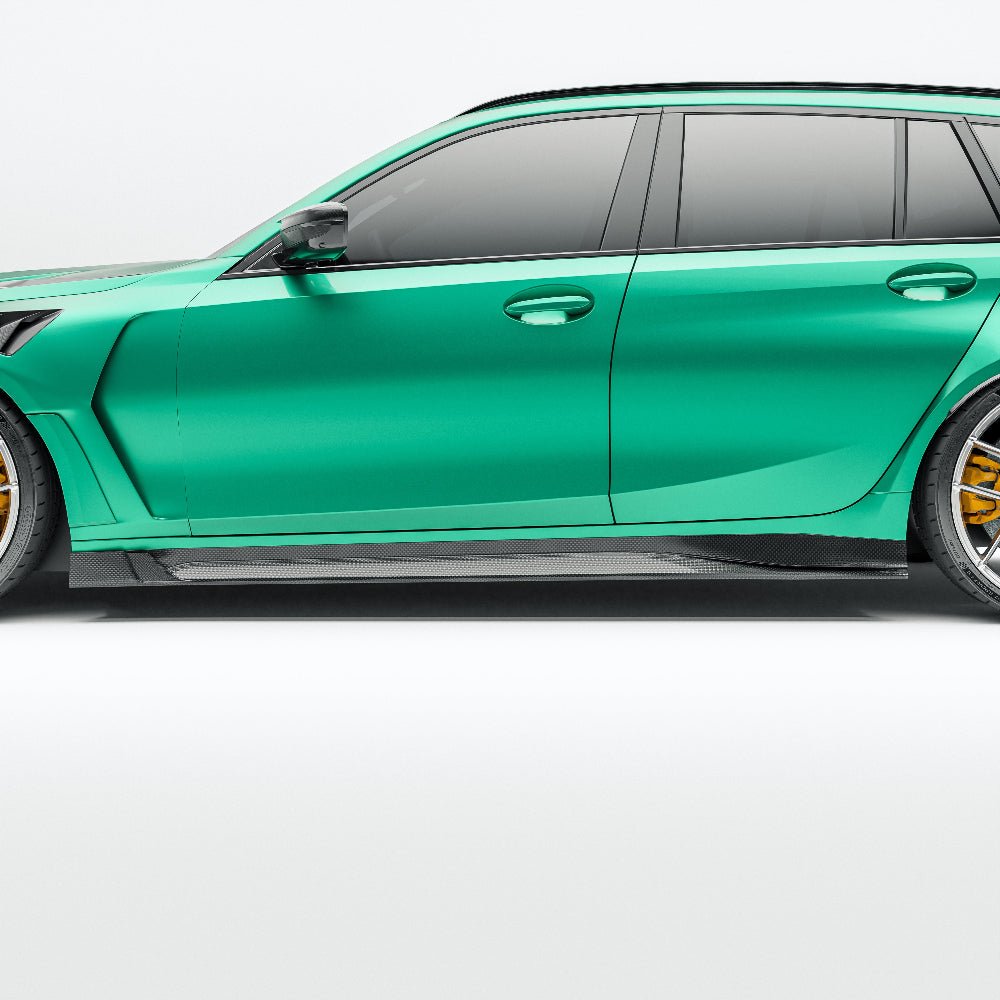 REVOZPORT - BMW M3 G81 CARBON FIBER SIDE SKIRTS