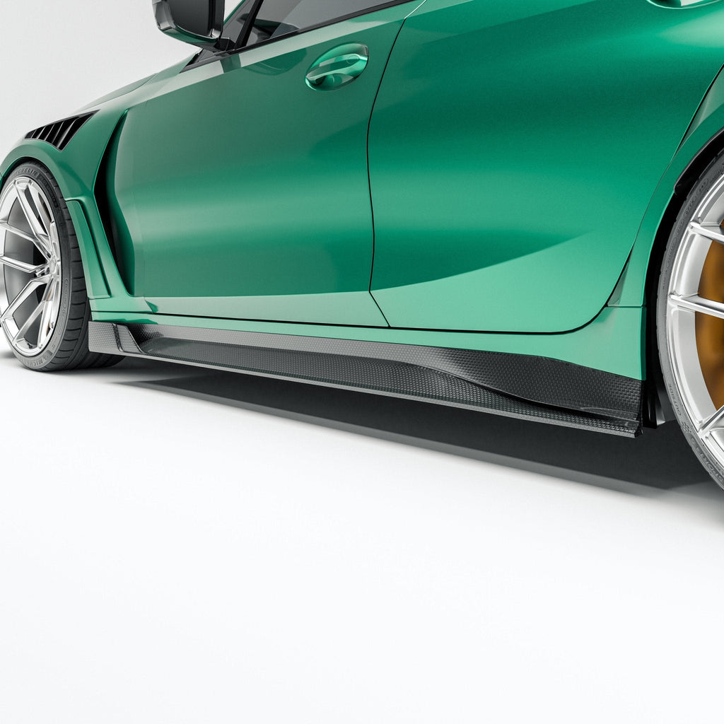 REVOZPORT - BMW M3 G81 CARBON FIBER SIDE SKIRTS